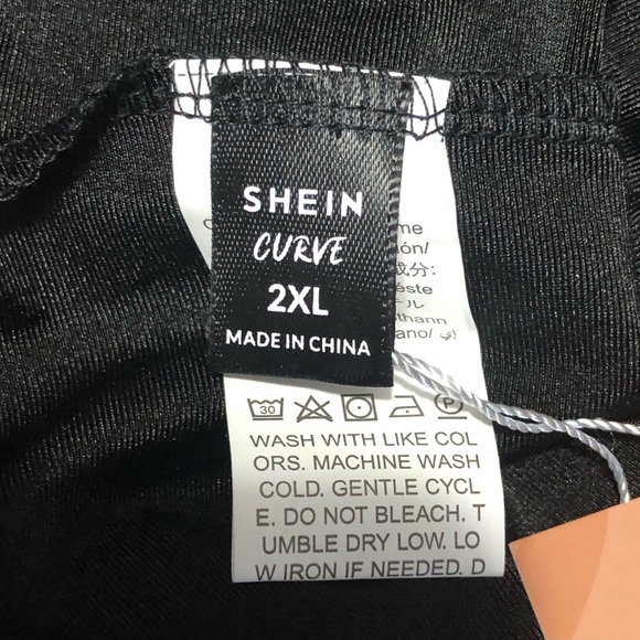 Women’s Shein Curve Black Bodysuit Jumpsuit Sleeveless Sexy Plus Size 2X… - Picture 5 of 7